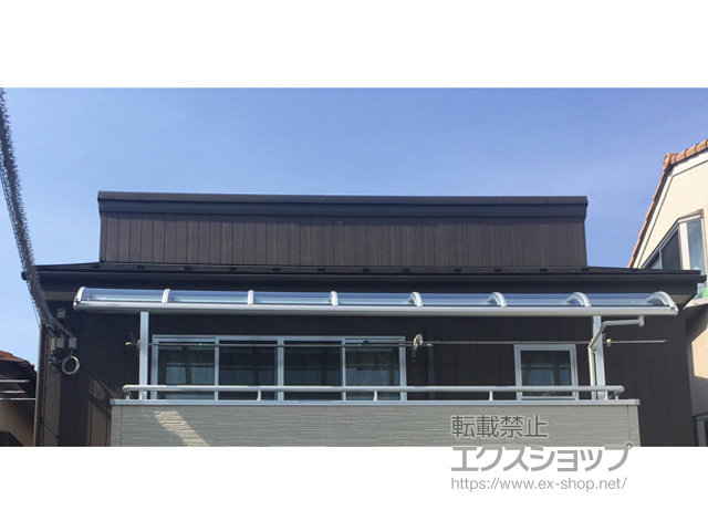 のバルコニー・ベランダ屋根 パワーアルファ RB型 屋根タイプ 単体 積雪〜30cm対応 施工例