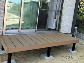モカブラウンのひとと木2の施工例一覧 | ウッドデッキならエクス