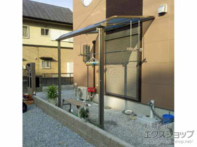 のテラス屋根 スピーネ R型 テラスタイプ 単体 積雪〜20cm対応 施工例