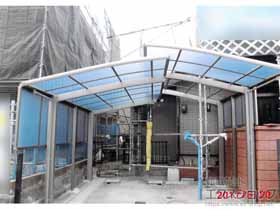 のカーポート ネスカR (ラウンドスタイル) 積雪〜20cm対応 施工例