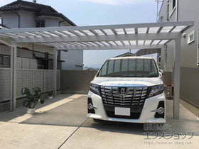 のカーポート ソルディーポート 1500 2台用 積雪〜50cm対応 施工例