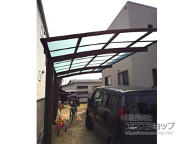 のカーポート レイナポートグラン 延長　積雪〜20cm対応 施工例