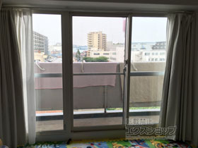 の二重窓（内窓） インプラス ダストバリア仕様 FIX窓+引違い窓 2枚建 ※連窓仕様 施工例