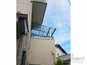 のバルコニー・ベランダ屋根 ヴェクターテラス F型 屋根タイプ 単体 積雪〜20cm対応 施工例