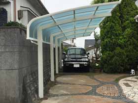 のカーポート レイナキャップポートグラン 縦連棟　積雪〜20cm対応 施工例