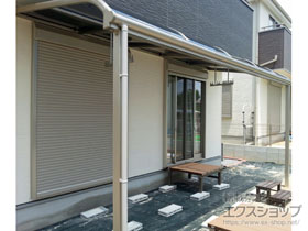 のテラス屋根 ヴェクターテラス R型 テラスタイプ 単体 積雪〜20cm対応 施工例