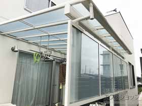 のテラス屋根 ヴェクターテラス F型 テラスタイプ 単体 積雪〜20cm対応 施工例