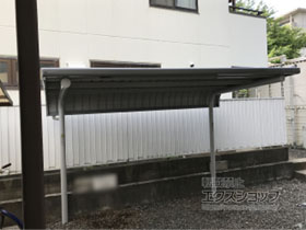 のサイクルポート・駐輪場 イナバ自転車置場 BPタイプ 一般型 埋込式 BP-28 施工例