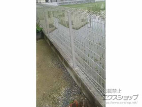 のフェンス・柵 メッシュフェンスG10-R 施工例