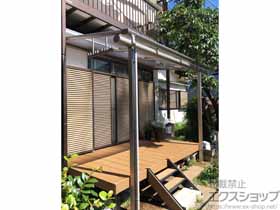 のテラス屋根 ヴェクターテラス F型 テラスタイプ 単体 積雪〜20cm対応 施工例