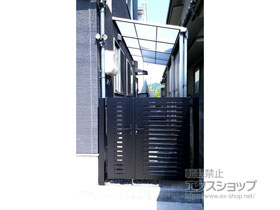 のテラス屋根 スピーネ F型 テラスタイプ 単体 積雪〜20cm対応 施工例