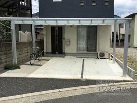 のカーポート エフルージュ ツイン 積雪〜20cm対応 施工例