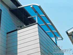 のバルコニー・ベランダ屋根 プレシオステラス R型 屋根タイプ 単体 積雪〜20cm対応 施工例