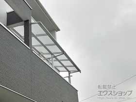 のバルコニー・ベランダ屋根 ヴェクターテラス F型 屋根タイプ 連棟 積雪〜20cm対応 施工例