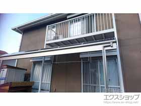 のテラス屋根 ヴェクターテラス R型 テラスタイプ 単体 積雪〜20cm対応 施工例