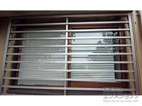 の面格子・窓格子 【特注】高強度面格子 横格子 入隅タイプ 施工例