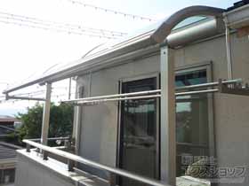 のバルコニー・ベランダ屋根 ヴェクターテラス R型 屋根タイプ 単体 積雪〜20cm対応 施工例