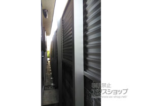 のフェンス・柵 ミエーネフェンス 目隠しルーバータイプ 自由柱　※柱別途 施工例