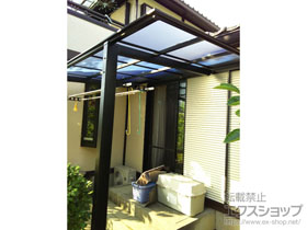 のテラス屋根 フーゴF 独立テラスタイプ 単体 積雪〜20cm対応 施工例