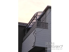 のバルコニー・ベランダ屋根 パワーアルファ RB型 屋根タイプ 単体 積雪〜30cm対応 施工例