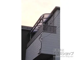 LIXIL リクシル(トステム)のバルコニー屋根 パワーアルファ RB型 屋根タイプ 単体 積雪～30cm対応 施工例