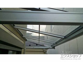 のバルコニー・ベランダ屋根 スピーネ F型 ルーフタイプ 単体 積雪〜20cm対応 施工例