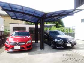 のカーポート プレシオスポート Y合掌 積雪〜20cm対応 施工例