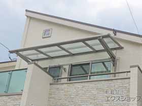 のバルコニー・ベランダ屋根 スピーネ F型 ルーフタイプ 単体 積雪〜20cm対応 施工例