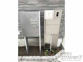 の機能門柱・ポスト 戸建住宅用宅配ボックス COMBO ミドルタイプ 施工例