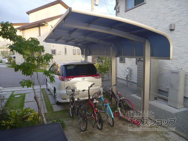 のカーポート レイナキャップポートグラン　延長 積雪〜20cm対応 施工例