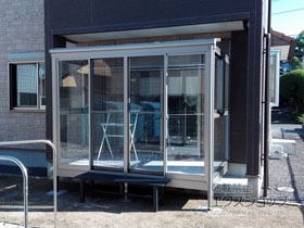 の サニージュ F型 床納まり ランマ無 積雪〜20cm対応 施工例