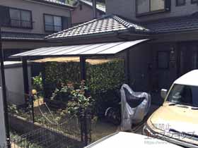 のカーポート ネスカR (ラウンドスタイル) 積雪〜20cm対応 施工例