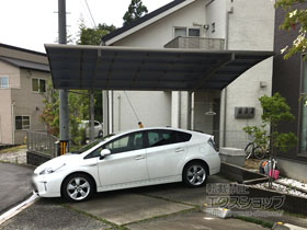 のカーポート ネスカR (ラウンドスタイル) 積雪〜20cm対応 施工例