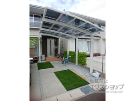 のカーポート レイナポートグランZ　積雪〜20cm対応*3本柱仕様 施工例