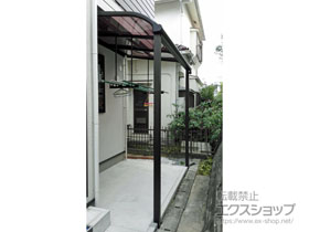 のテラス屋根 ヴェクターテラス R型 テラスタイプ 単体 積雪〜20cm対応 施工例