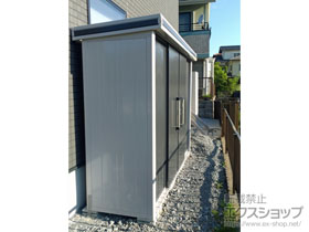 の物置・屋外倉庫 エルモ 積雪型 2920×820×2125 LMDS-2908-SM 施工例