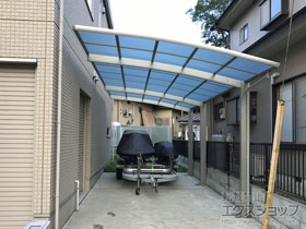 のカーポート レイナポートグラン 延長　積雪〜20cm対応 施工例