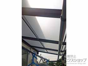 のバルコニー・ベランダ屋根 スピーネ F型 屋根タイプ 単体 積雪〜20cm対応 施工例