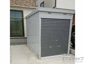 の倉庫・ガレージ バイク保管庫 土間タイプ 多雪地型（FXN-1730S） FXN-1730S-UG 施工例