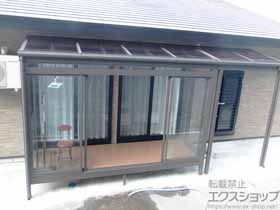 のテラス屋根 スピーネ F型 3000 テラスタイプ 単体 積雪〜100cm対応 施工例