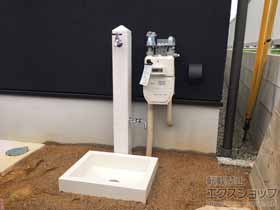 立水栓 立水栓ユニット モ・エットL シンプルパンセット 施工例
