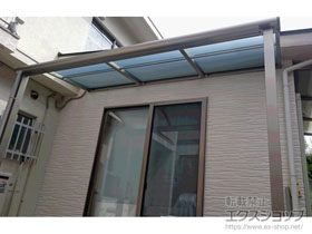 のテラス屋根 ヴェクターテラス R型 テラスタイプ 単体 積雪〜20cm対応 施工例