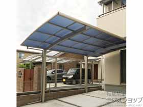 のバルコニー・ベランダ屋根 プレシオステラス F型 屋根タイプ 単体 積雪〜20cm対応 施工例