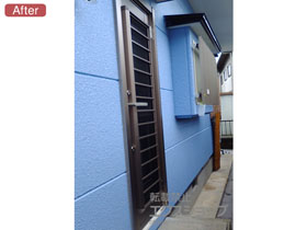 の玄関ドア リシェント勝手口ドア SG仕様 (ランマ無)R B型 施工例