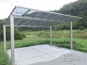 のカーポート エフルージュ ツイン　積雪〜20cm対応 施工例