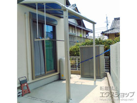 のテラス屋根 プレシオステラス R型 テラスタイプ 単体 積雪〜20cm対応 施工例