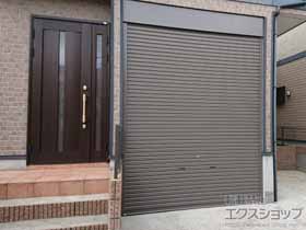 ガレージシャッター プラテアII スチールタイプ 手動式 施工例