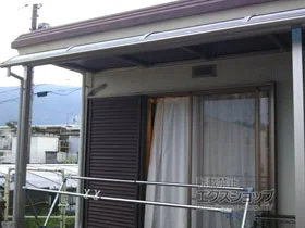 Value Selectのテラス屋根 プレシオステラスR型 テラスタイプ 単体 積雪～20cm対応 施工例