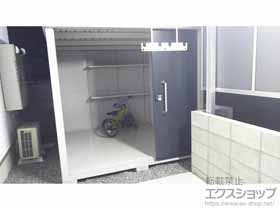 の物置・屋外倉庫 エルモ 一般型 2220×2570×2116 LMD-2225-SM 施工例