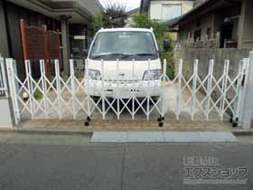 のカーゲート トリップゲート RB型 ノンレール 片開き 44S 施工例